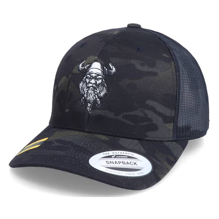 Vikings 【 Bearded Viking Multicam Black Camo Trucker Men Black / 】 黒色 ブラック カモ柄 トラッカー メンズ 黒色 ブラック｜スニケス