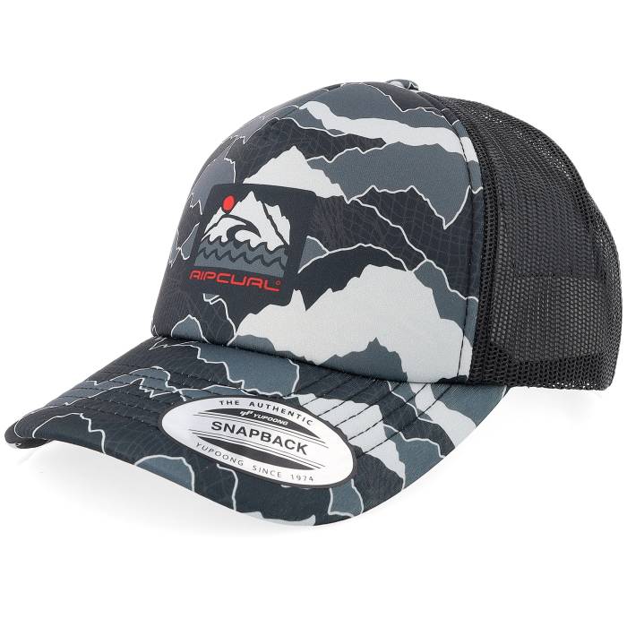 リップカール Rip Curl 【 Weekender Black/Grey A-Frame Trucker Men Grey / 】 トラッカー メンズ 灰色 グレー