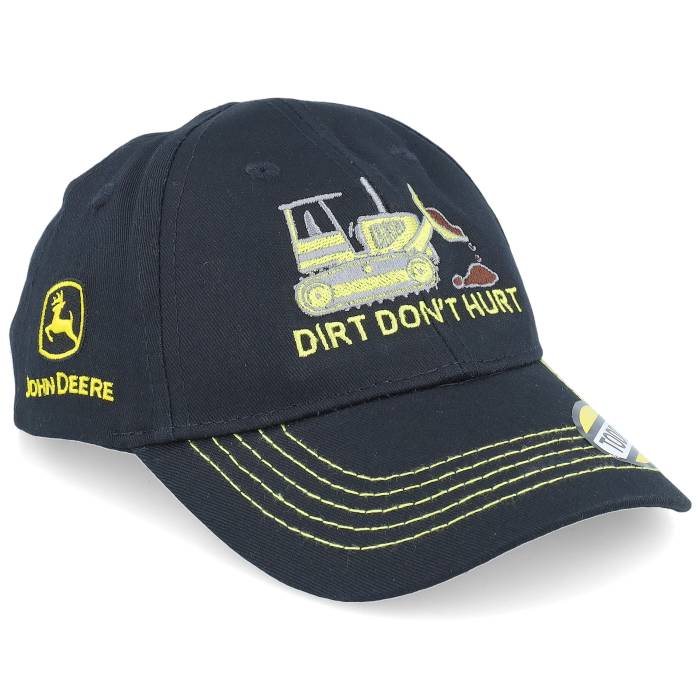 John Deere 【 Dirt Don't Hurt Black Adjustable Kids Black 】 黒色 ブラック ジュニア キッズ 黒色 ブラック｜スニケス