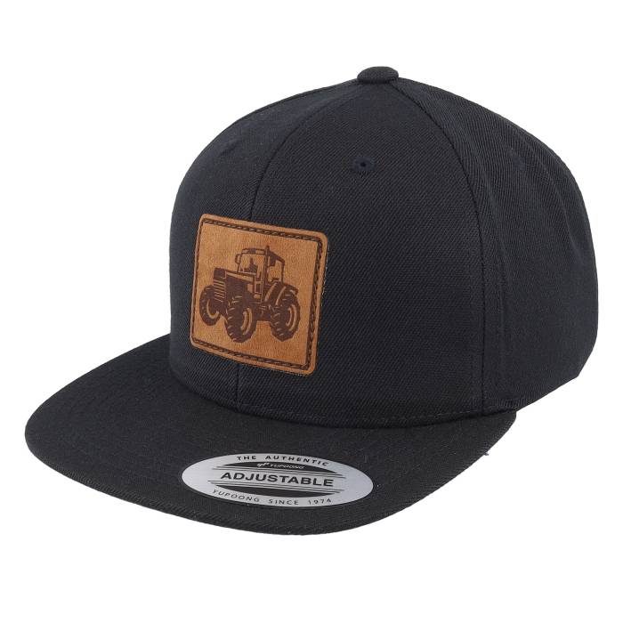 Kiddo Cap 【 Kids Tractor Engraved Patch Black Snapback Kids Black 】 黒色 ブラック Snapback スナップバック バッグ ジュニア キッズ 黒色 ブラック