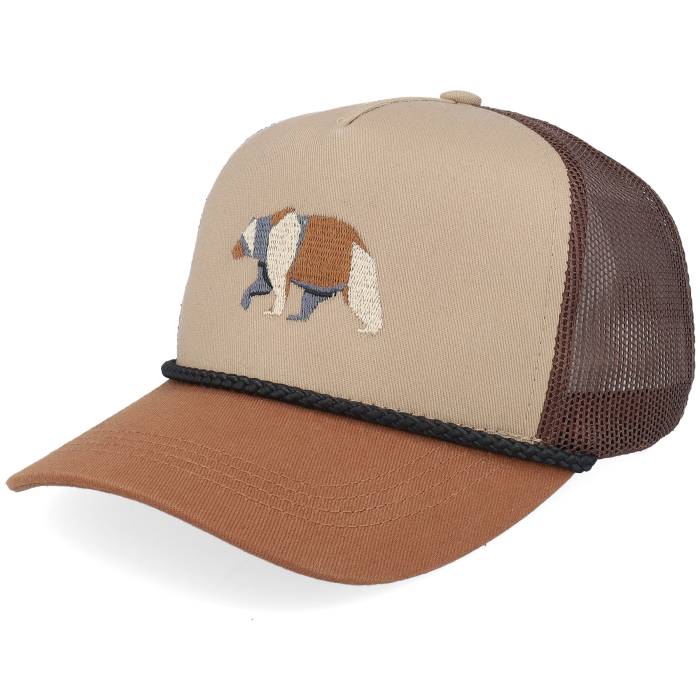 Kiddo Cap 【 Kids Origami Paper Bear Rope Khaki/Brown/Caramel Trucker Kids Beige 】 トラッカー ジュニア キッズ ベージュ|スニケス