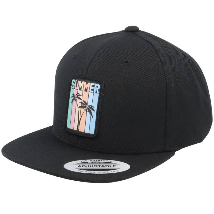 Kiddo Cap 【 Kids Summer Palms Patch Black Snapback Kids Black 】 Summer サマー 黒色 ブラック Snapback スナップバック バッグ ジュニア キッズ 黒色 ブラック|スニケス