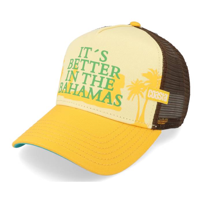 Coastal 【 Bahamas Yellow Trucker Men Yellow 】 yellow 黄色・イエロー トラッカー メンズ yellow 黄色・イエロー｜スニケス