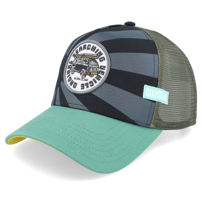 Coastal 【 Nijima Island Black Trucker Men Black 】 黒色 ブラック トラッカー メンズ 黒色 ブラック
