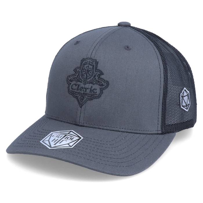 Critiql Hit 【 Cleric Class Emblem Charcoal/Black Trucker Men Grey 】 トラッカー メンズ 灰色 グレー