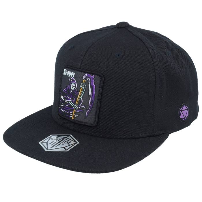 Critiql Hit 【 Reaper Box Patch Black Snapback Men Black 】 ボックス 黒色 ブラック Snapback スナップバック バッグ メンズ 黒色 ブラック｜スニケス