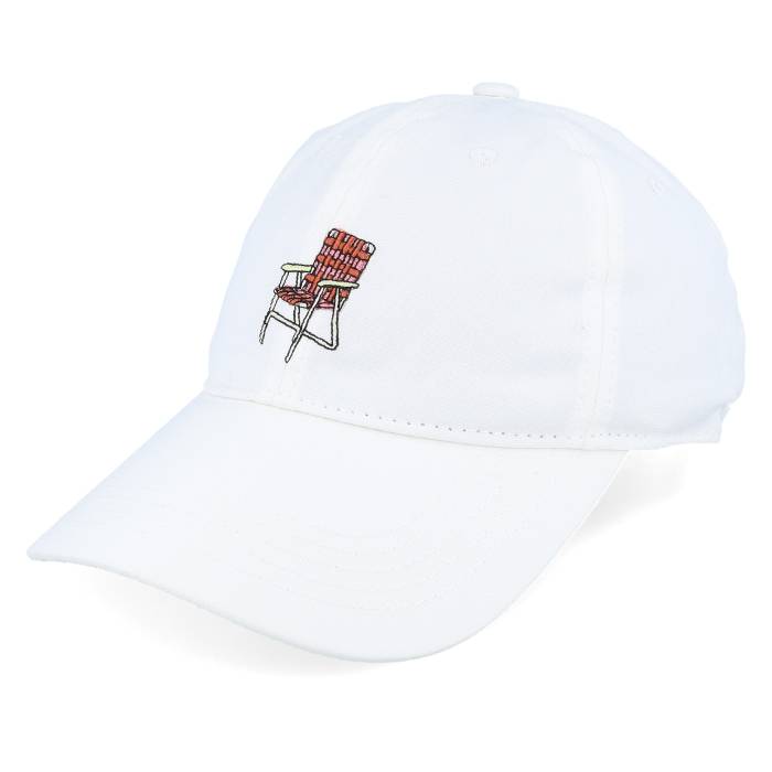 Dedicated 【 Soft Cap Lawn Chair White Dad Cap Men White 】 キャップ 帽子 白色 ホワイト メンズ 白色 ホワイト|スニケス