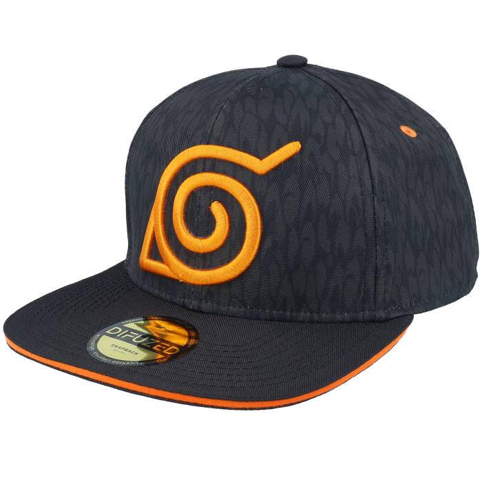 Difuzed 【 Naruto Shippuden Badge Black Snapback Men Black 】 黒色 ブラック Snapback スナップバック バッグ メンズ 黒色 ブラック