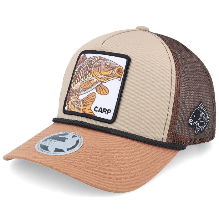 Skillfish 【 Carp Box Rope Khaki/Brown/Caramel A-Frame Trucker Men Brown / Beige 】 ボックス トラッカー メンズ 茶色 ブラウン ベージュ|スニケス