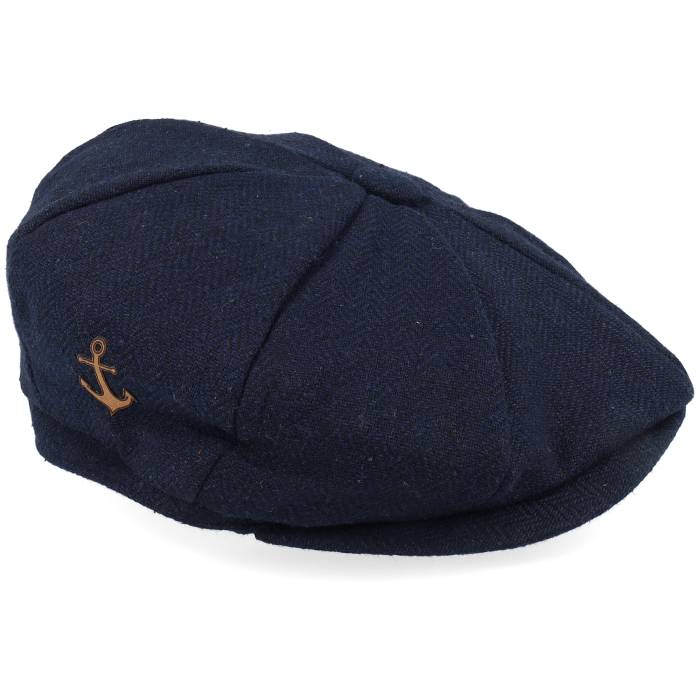 Wild Spirit 【 Anchor Patch Navy Bakerboy Flat Cap Men Blue 】 紺色 ネイビー キャップ 帽子 メンズ 青色 ブルー|スニケス