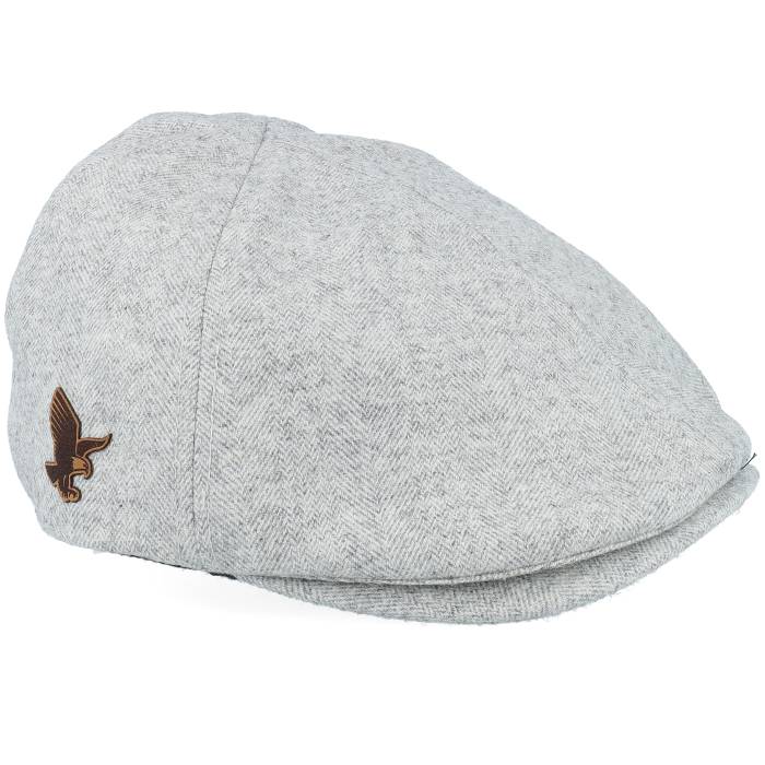 Jack Anchor 【 Eagle Patch Light Grey Ivy Flat Cap Men Grey 】 灰色 グレー キャップ 帽子 メンズ 灰色 グレー｜スニケス