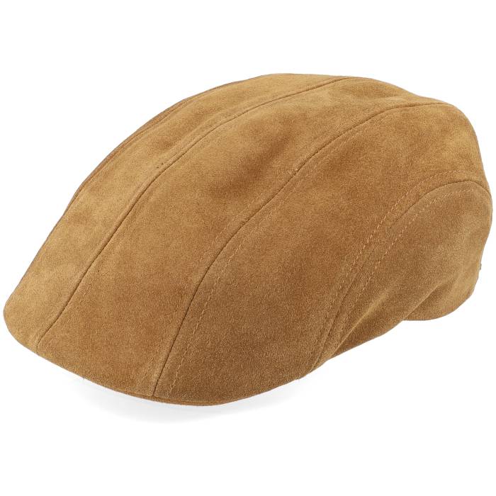 ステットソン Stetson 【 Ivy Cap Calf Split Brown Flat Cap Men Brown 】 キャップ 帽子 茶色 ブラウン メンズ 茶色 ブラウン|スニケス