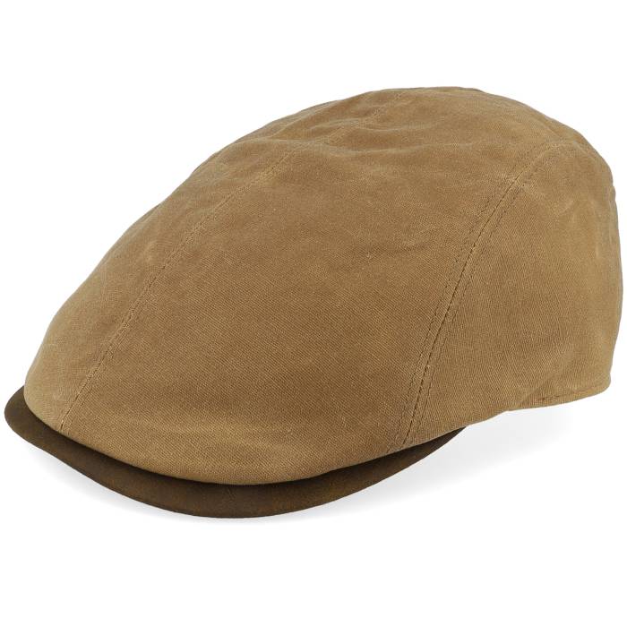 【★百貨店SALE★6/11真夜中2時迄】ステットソン Stetson 【 Ivy Cap Waxed Cotton Wr Chestnut Flat Cap Men Brown 】 旗がしら 鳥打ち帽 メンズ 赤銅色 赤銅色