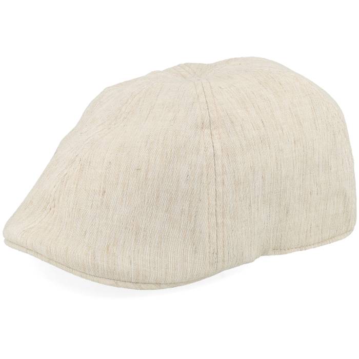 Seeberger 【 Melange Fabric Linen Flat Cap Men Beige 】 旗がしら かぶり笠 メンズ ベージュ