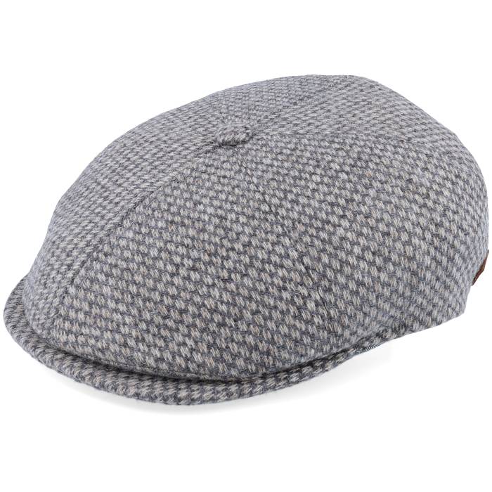 【★百貨店SALE★6/11真夜中2時迄】Mjm Hats 【 Rebel Eco Virgin Wool Grey Flat Cap Men Grey 】 気泡管水準器 薄墨色 薄墨色 旗がしら 鳥打ち帽 メンズ 薄墨色 薄墨色