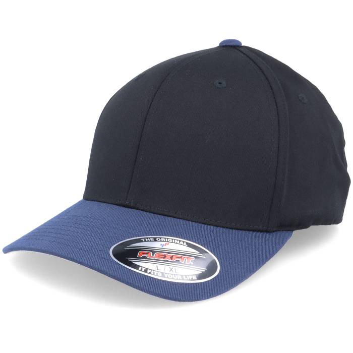 Flexfit 【 Wooly Combed 2-Tone Black/Navy Men Black 】 メンズ 黒色 ブラック｜スニケス