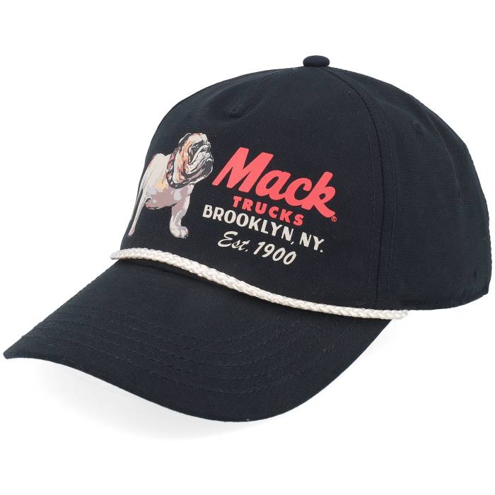 アメリカン針 American Needle 【 Mack Truck Canvas Cappy Black A-Frame Adjustable Men Black 】 黒いこと 黒いこと メンズ 黒いこと 黒いこと
