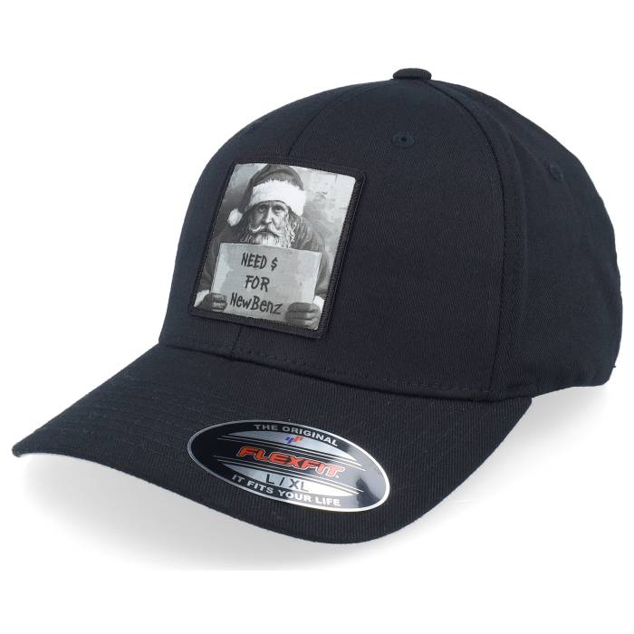 Ho-Ho-Hats 【 Hobo Santa Need Cash For Benz Black Flexfit Men Black 】 黒色 ブラック メンズ 黒色 ブラック｜スニケス