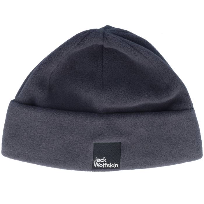 ジャックウルフスキン Jack Wolfskin 【 Kids Spirit Fleece Beanie Youth Phantom Cuff Kids Grey 】 フリース キャップ 帽子 子供用 ジュニア キッズ 灰色 グレー|スニケス
