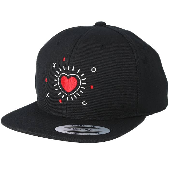 Kiddo Cap 【 Kids Heart Sky Black Kids Snapback Kids Black 】 スカイ 黒色 ブラック Snapback スナップバック バッグ ジュニア キッズ 黒色 ブラック｜スニケス