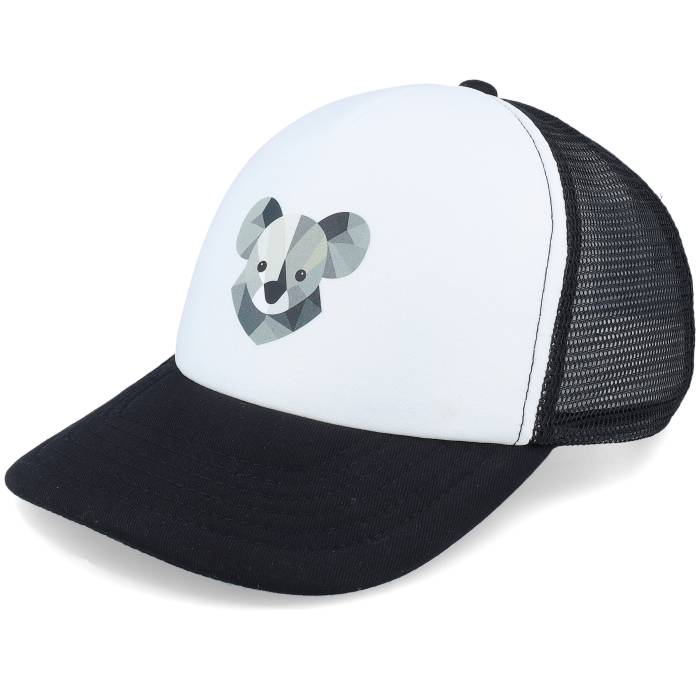 Kiddo Cap 【 Kids Geometry Koala Black/White Foam Trucker Kids Black / White 】 トラッカー ジュニア キッズ 黒色 ブラック 白色 ホワイト|スニケス
