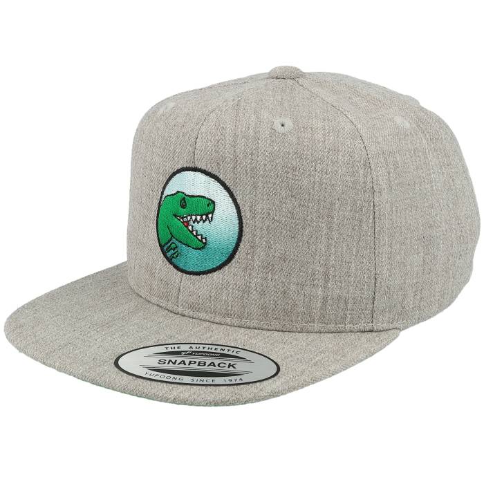 Kiddo Cap 【 Kids T-Rex Park Gradient Heather Grey Snapback Kids Grey 】 パーク heather ヘザー 灰色 グレー Snapback スナップバック バッグ ジュニア キッズ 灰色 グレー|スニケス