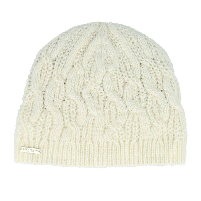 【★百貨店SALE★6/11夜夜中2時迄】Seeberger 【 Knit Off White Beanie Women White 】 編み物 白いこと 白いこと 旗がしら かぶり笠 レディース 白いこと 白いこと
