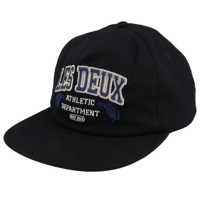 Les Deux 【 Paisley Organic Cap Black Snapback Men Black 】 キャップ 帽子 黒色 ブラック Snapback スナップバック バッグ メンズ 黒色 ブラック