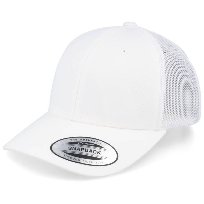 ユーポン Yupoong 【 Kids Retro White Trucker Kids White 】 レトロ 白色 ホワイト トラッカー ジュニア キッズ 白色 ホワイト｜スニケス