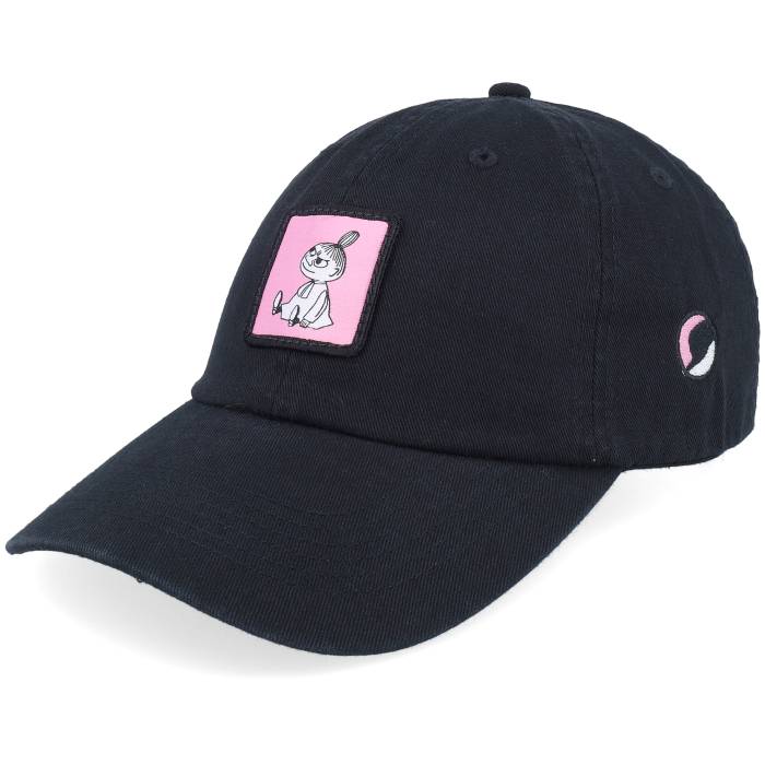 Moomin 【 Little My Washed Black Dad Cap Men Black 】 黒色 ブラック キャップ 帽子 メンズ 黒色 ブラック｜スニケス
