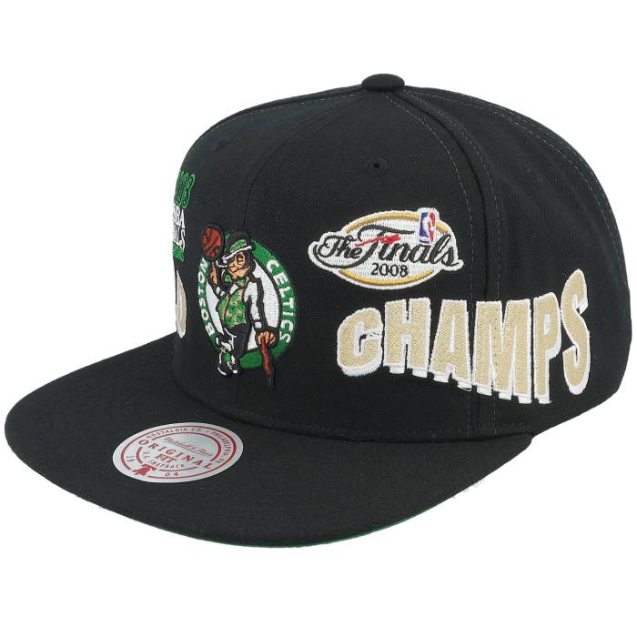 ミッチェル\u0026ネス Mitchell \u0026 Ness 【 Boston Celtics World Champs Black Snapback Men Black 】 豆の町 セルティックス 黒いこと 黒いこと Snapback スナップバック 御徒面子 メンズ 黒いこと 黒いこと