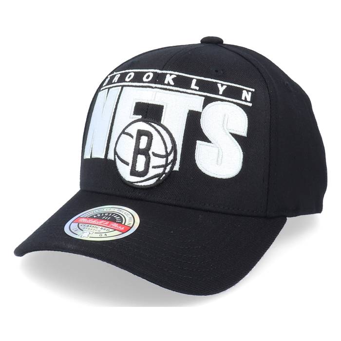 ミッチェル&ネス Mitchell & Ness 【 Brooklyn Nets Billboard Black Adjustable Men Black 】 ブルックリン ネッツ 黒色 ブラック メンズ 黒色 ブラック｜スニケス