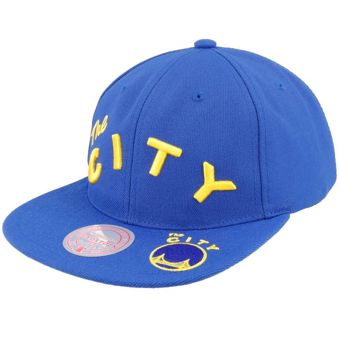 ミッチェル&ネス Mitchell & Ness 【 Golden State Warriors Dead Remix Deadstock Blue Snapback Men Blue 】 State スケートボード ウォリアーズ 青色 ブルー Snapback スナップバック バッグ メンズ 青色 ブルー|スニケス