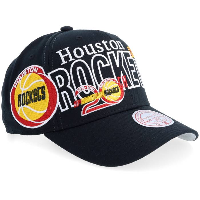 ミッチェル\u0026ネス Mitchell \u0026 Ness 【 Houston Rockets Hwc Mash Up Pro Black Adjustable Men Black 】 ヒューストン ロケッツ 労働者階級 黒いこと 黒いこと メンズ 黒いこと 黒いこと