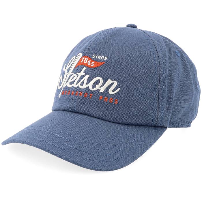 ステットソン Stetson 【 Baseball Cap Moonshot Pros. Navy Dad Cap Men Blue 】 ベースボール キャップ 帽子 紺色 ネイビー メンズ 青色 ブルー