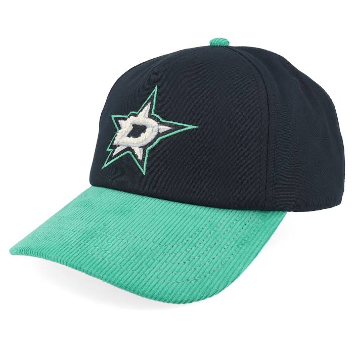 アメリカンニードル American Needle 【 Dallas Stars Burnett Black/Blue Corduroy Dad Cap Men Black 】 ダラス スターズ コーデュロイ キャップ 帽子 メンズ 黒色 ブラック