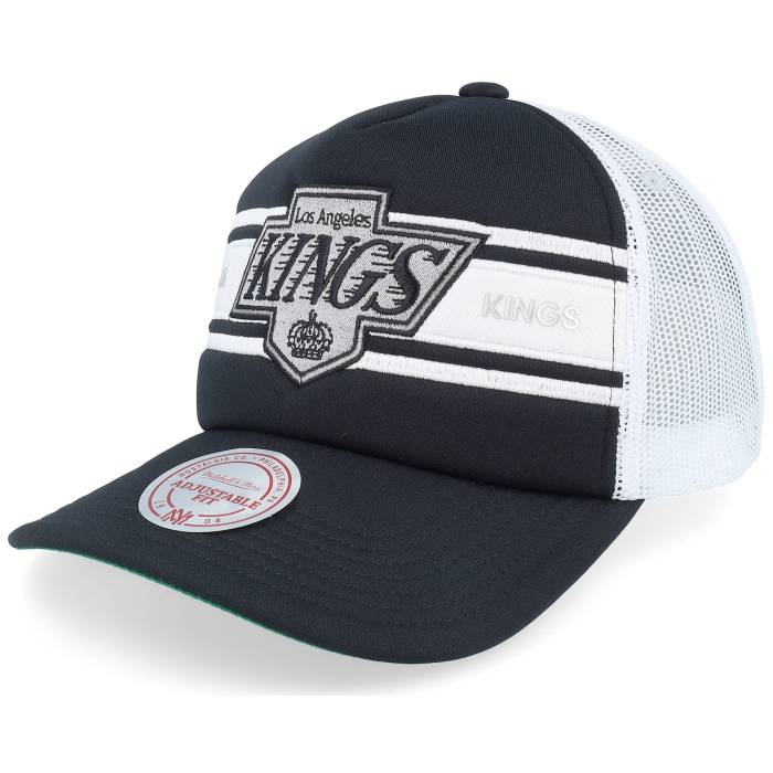 ミッチェル&ネス Mitchell & Ness 【 Los Angeles Kings Sideline Vintage Black/White A-Frame Trucker Men Black 】 Kings キングス サイドライン vintage ビンテージ・ヴィンテージ トラッカー メンズ 黒色 ブラック|スニケス