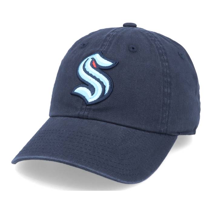 アメリカンニードル American Needle 【 Seattle Kraken Blue Line Navy Dad Cap Men Blue 】 シアトル 青色 ブルー 紺色 ネイビー キャップ 帽子 メンズ 青色 ブルー｜スニケス