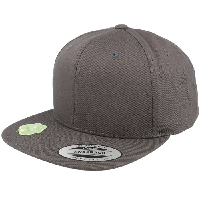 ユーポン Yupoong 【 Organic Cotton Dark Grey Snapback Men Grey 】 灰色 グレー Snapback スナップバック バッグ メンズ 灰色 グレー｜スニケス