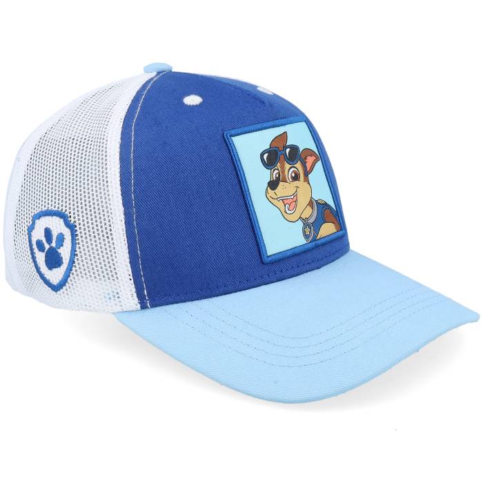 【★百貨店SALE★6/11真夜中2時迄】Paw Patrol 【 Kids Chase Sunnies Patch Blue/White A-Frame Trucker Kids Blue 】 チェイス トラッカー お坊っちゃん キッズ 青碧 青碧