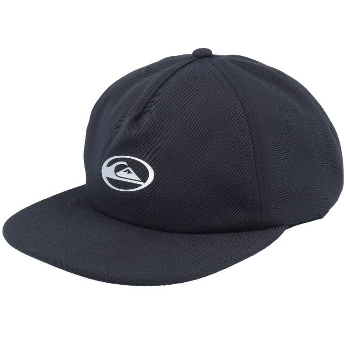 クイックシルバー Quiksilver 【 Saturn Cap Black Snapback Men Black 】 キャップ 帽子 黒色 ブラック Snapback スナップバック バッグ メンズ 黒色 ブラック|スニケス