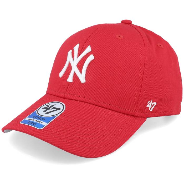 【★百貨店SALE★6/11真夜中2時迄】フォーティーセブンブランド 47 Brand 【 Kids New York Yankees Raised Basic Mvp Red Adjustable Kids Red 】 ヤンキース Red 赤・赤いこと お坊っちゃん キッズ Red 赤・赤いこと
