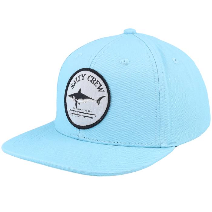 【★百貨店SALE★6/11真夜中2時迄】ソルティークルー Salty Crew 【 Kids Bruce Boys 6 Panel Marine Blue Snapback Kids Blue 】 青碧 青碧 Snapback スナップバック 御徒面子 お坊っちゃん キッズ 青碧 青碧