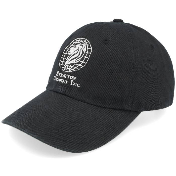 Scenes 【 Stratton Oakmont Inc. Logo Black Dad Cap Men Black 】 ロゴ 黒色 ブラック キャップ 帽子 メンズ 黒色 ブラック|スニケス