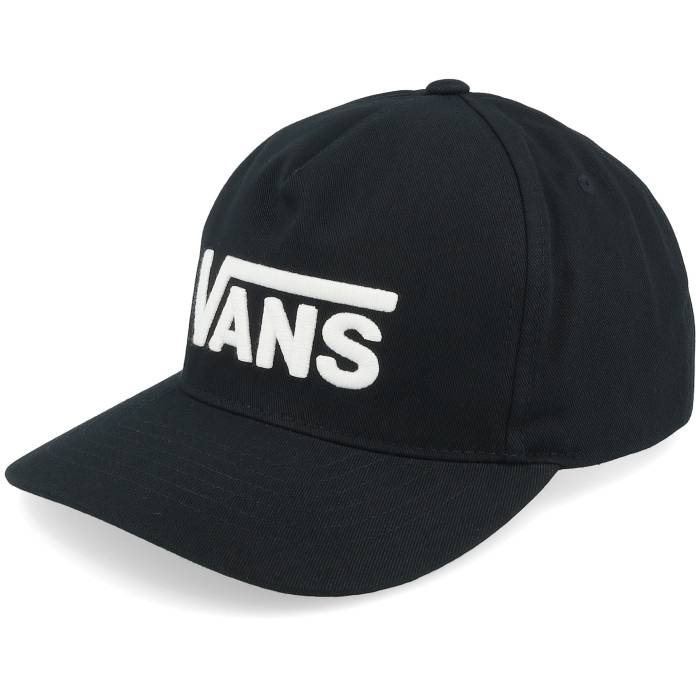 ヴァンズ Vans 【 Drop V Logo Black Adjustable Men Black 】 ロゴ 黒色 ブラック メンズ 黒色 ブラック｜スニケス