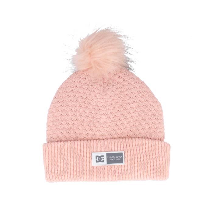 【★百貨店SALE★6/11十二時2時迄】ディーシー Dc 【 Splendid Beanie Coral Cloud Pom Women Pink 】 旗がしら かぶり笠 レディース pink サクラ色