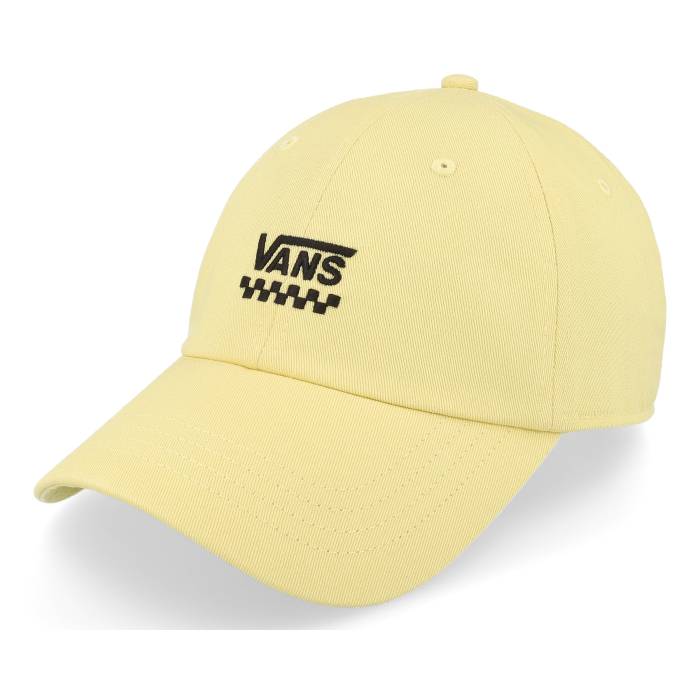 【★百貨店SALE★6/11夜夜中2時迄】ヴァンズ Vans 【 Womens Court Side Hat Raffia Dad Cap Women Yellow 】 レディース 厚地の外套 旗がしら かぶり笠 レディース yellow 黄味がかった・黄色