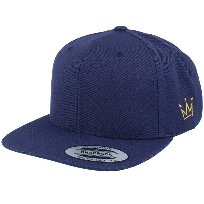 アイコニック Iconic 【 Crown Side Embroidered Navy Snapback Men Blue 】 紺色 ネイビー Snapback スナップバック バッグ メンズ 青色 ブルー|スニケス