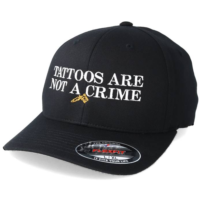 Tattoo Collective 【 Tattoos Are Not A Crime Black Flexfit Men Black 】 黒色 ブラック メンズ 黒色 ブラック｜スニケス