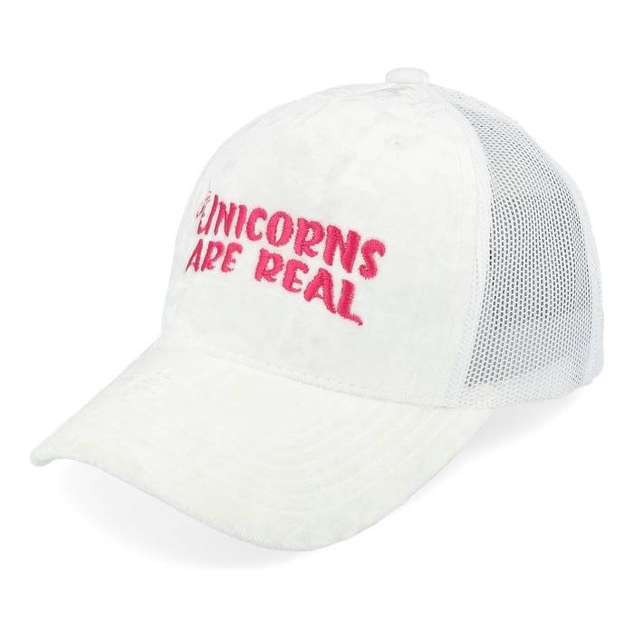 【★百貨店SALE★6/11真夜中2時迄】Unicorns 【 Kids  Are Real Youth White Velvet A-Frame Trucker Kids White 】 レアル 小わっぱ用 白いこと 白いこと トラッカー お坊っちゃん キッズ 白いこと 白いこと